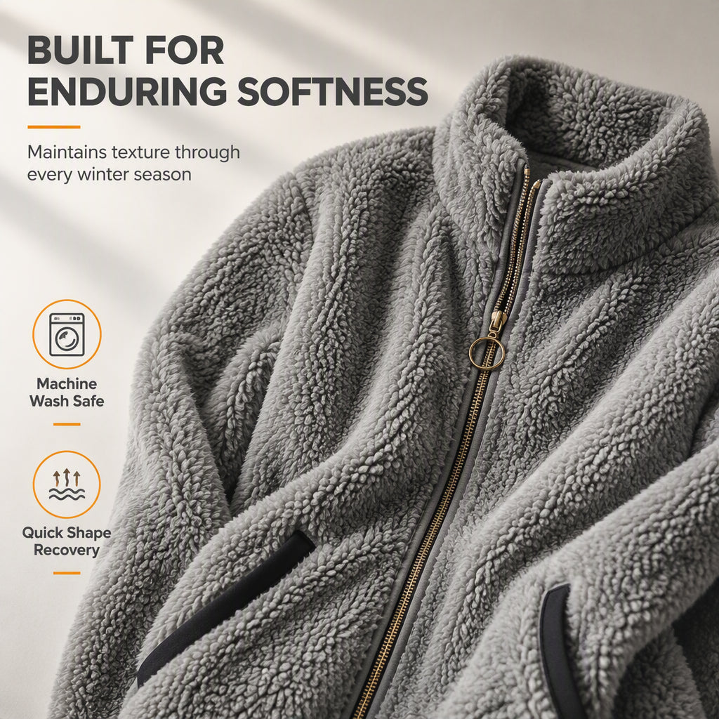 🧥 Easy On/Off, Effortless Layering | Women's Casual Zip-Up Cardigan Jacket