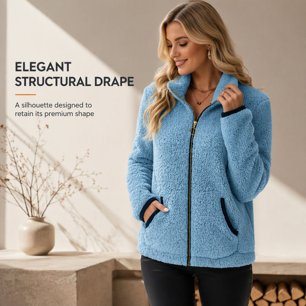 🧥 Easy On/Off, Effortless Layering | Women's Casual Zip-Up Cardigan Jacket