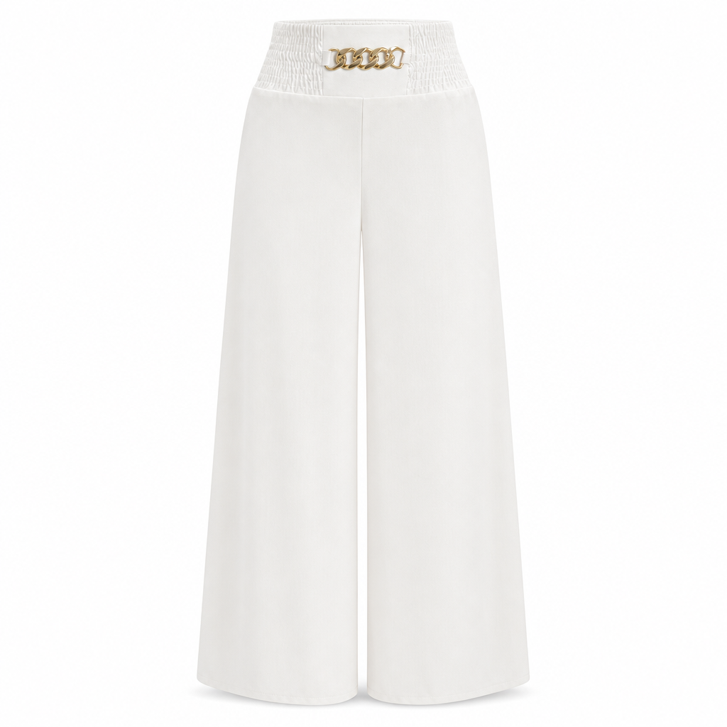 Women's Casual High-Waisted Wide-Leg Pants
