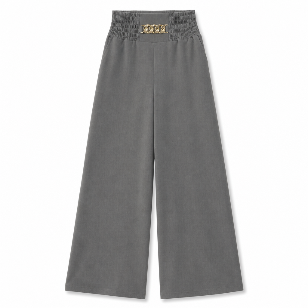 Women's Casual High-Waisted Wide-Leg Pants