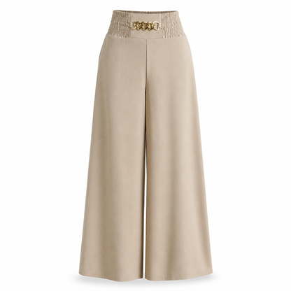 Women's Casual High-Waisted Wide-Leg Pants