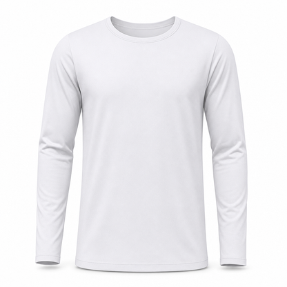 💨 Stay-Dry Freshness, Easy Everyday Comfort | Men's Quick-Dry Crew Neck Long Sleeve Shirt