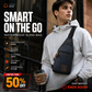 🎒 LIMITED-TIME 50% OFF! ✨ Waterproof Multi-pocket Crossbody Sling Bag – Organized Storage, Adjustable Strap, Headphone Jack 🌧️