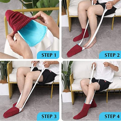 Sock threader-Tools to help put on socks