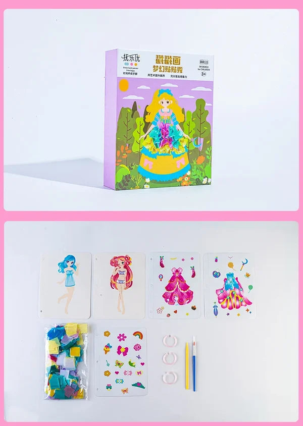💟Childhood infinite dream hand-painted💟