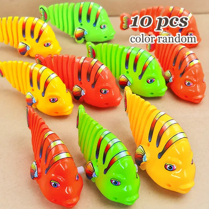 🎅Christmas Promotion 40% OFF🎊Plastic Wind-Up Wiggle Fish Toys