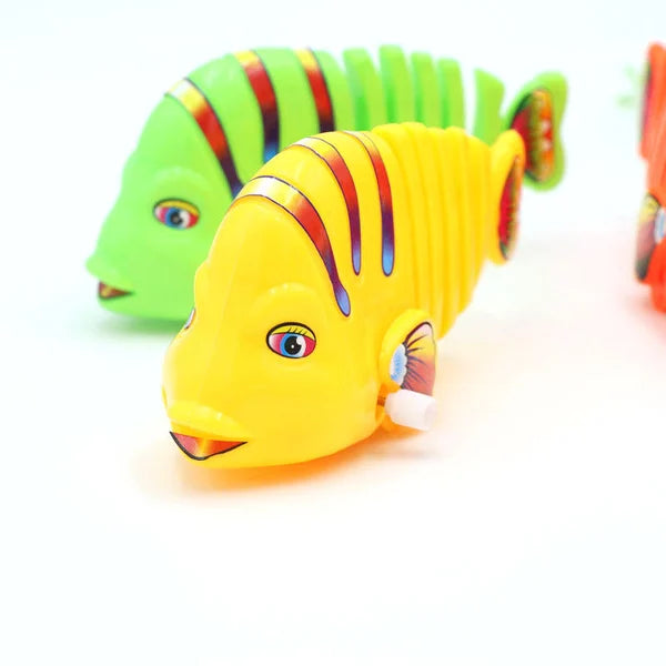 🎅Christmas Promotion 40% OFF🎊Plastic Wind-Up Wiggle Fish Toys