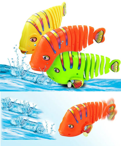 🎅Christmas Promotion 40% OFF🎊Plastic Wind-Up Wiggle Fish Toys
