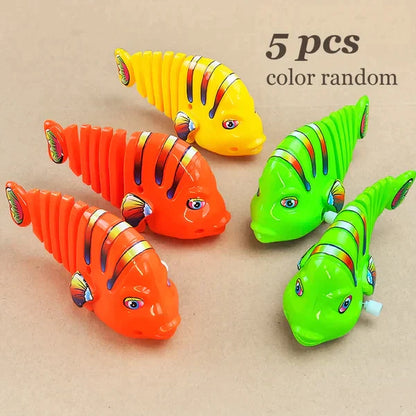 🎅Christmas Promotion 40% OFF🎊Plastic Wind-Up Wiggle Fish Toys