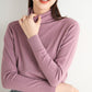 Women Stacked Collar Bottoming Sweater