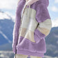 Buy 2 free shipping-49% OFF RCONTRASTING CUDDLY PADDED COAT SPECIAL OFFE