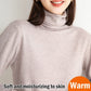 Women Stacked Collar Bottoming Sweater