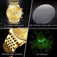 Automatic Mechanical Watch Luxury Gold Watch for Men