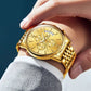 Automatic Mechanical Watch Luxury Gold Watch for Men