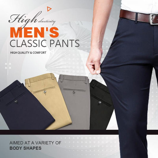 ✨High Stretch Men's Classic Pants🌟Buy 2 get extra 10% Off Auto & Free Shipping🌟