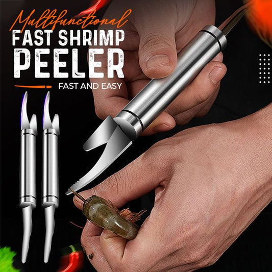 (Hot Sale - Buy One Get One Free)Multifunctional Fast Shrimp Peeler