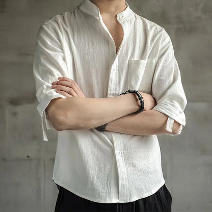 🌸Men’s Cotton and Linen Shirt🌸Buy 2 get 10% Off Auto & Free Shipping🔥