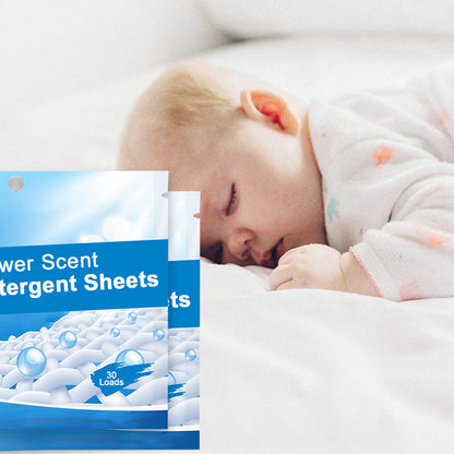 Pousbo® Bellflower Scent Laundry Detergent Sheets (30 Loads)