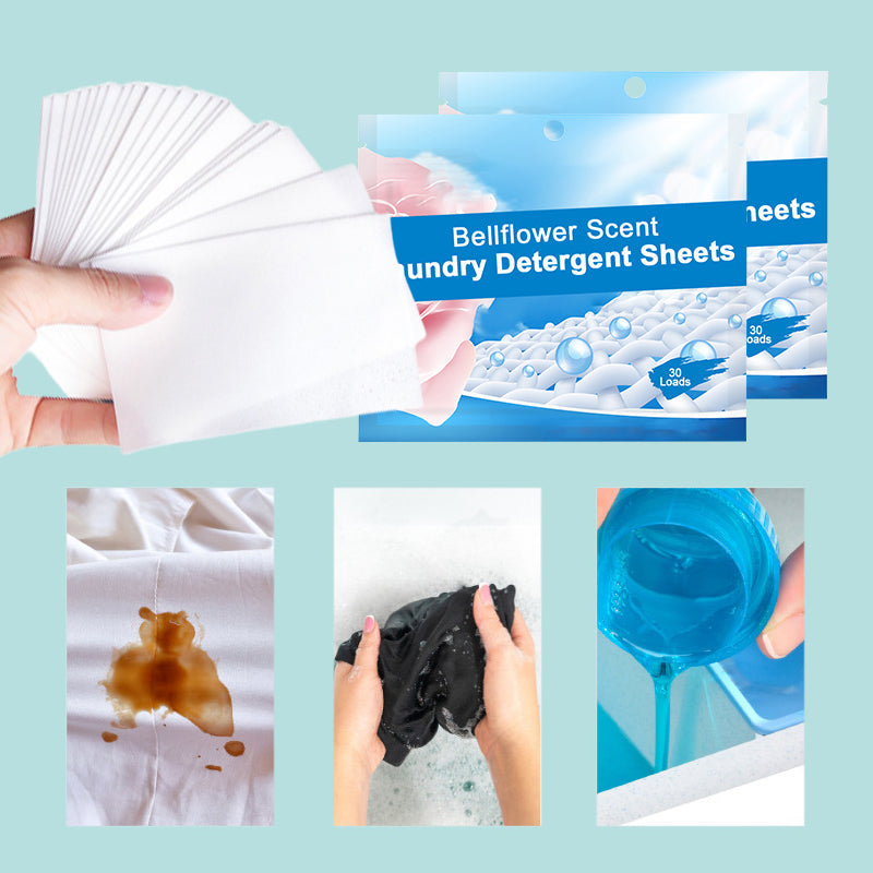 Pousbo® Bellflower Scent Laundry Detergent Sheets (30 Loads)