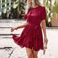 🌈Women's Casual Solid Color Round Neck Dress With Belt🌸Buy 2 get 10% Off Extra Auto & Free Shipping🌸