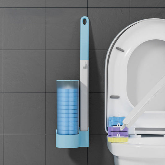 Disposable Replacement Brush Head Toilet Brush Set