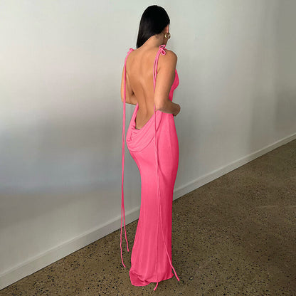 🌸Backless Maxi Dress✨Buy 2 Automatic 10% Off & Free Shipping🔥