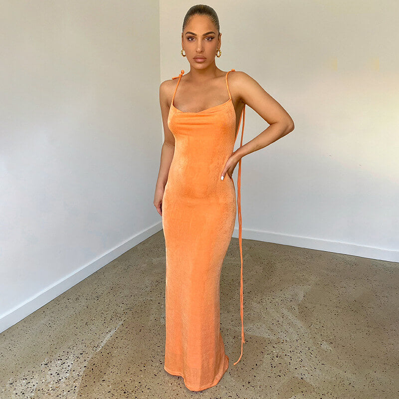 🌸Backless Maxi Dress✨Buy 2 Automatic 10% Off & Free Shipping🔥