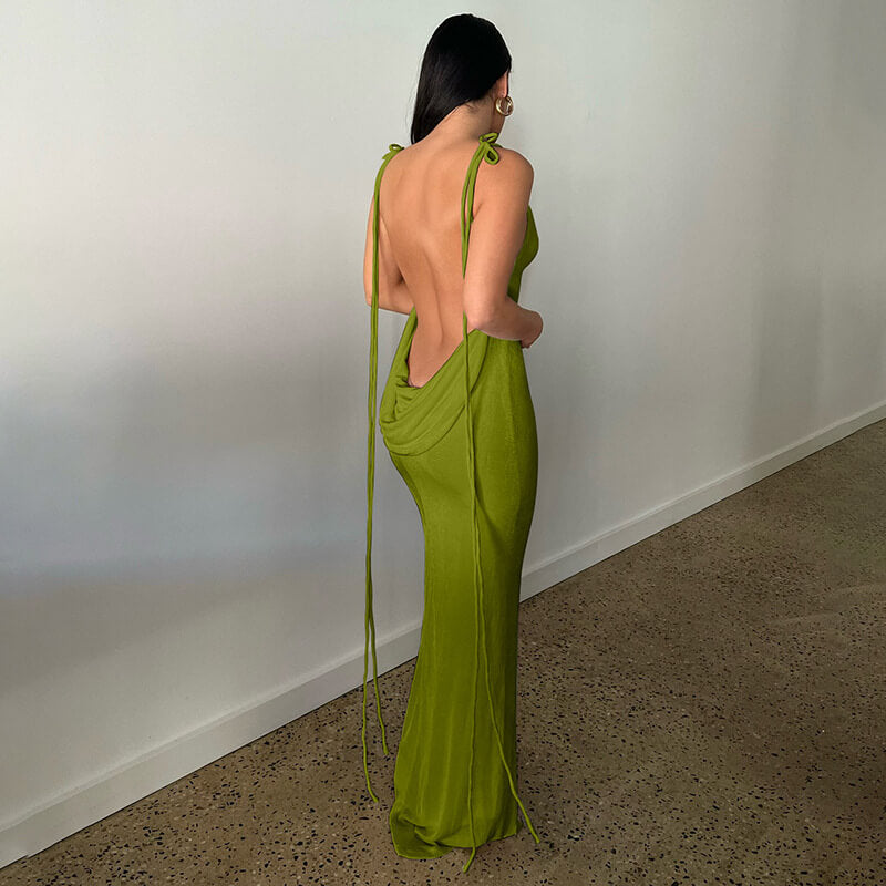 🌸Backless Maxi Dress✨Buy 2 Automatic 10% Off & Free Shipping🔥