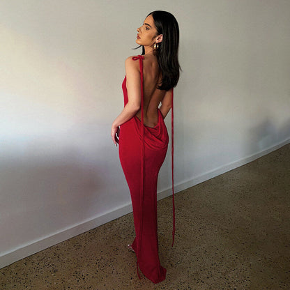 🌸Backless Maxi Dress✨Buy 2 Automatic 10% Off & Free Shipping🔥