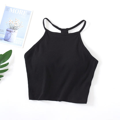 🌸Women's Crop 3-Pack Washed Seamless Rib-Knit Camisole Crop Tank Tops