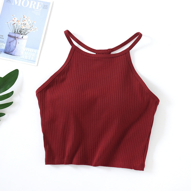 🌸Women's Crop 3-Pack Washed Seamless Rib-Knit Camisole Crop Tank Tops