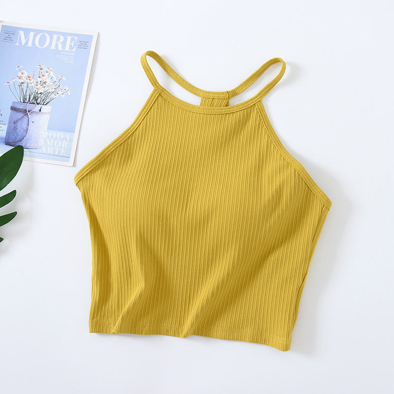 🌸Women's Crop 3-Pack Washed Seamless Rib-Knit Camisole Crop Tank Tops