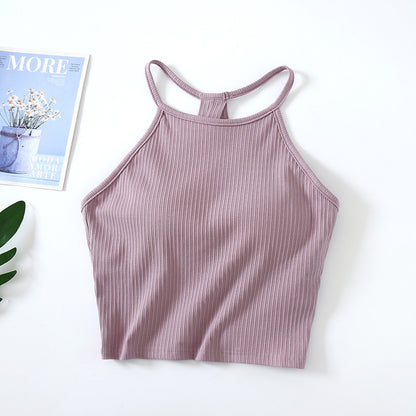 🌸Women's Crop 3-Pack Washed Seamless Rib-Knit Camisole Crop Tank Tops