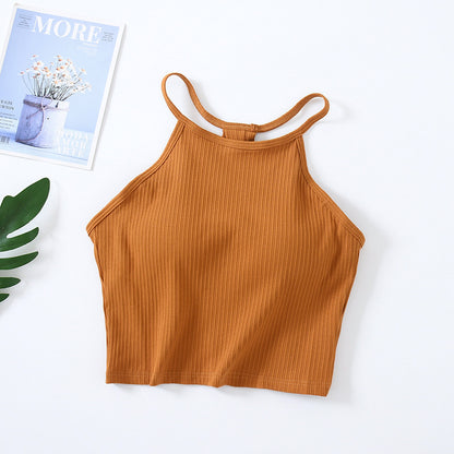 🌸Women's Crop 3-Pack Washed Seamless Rib-Knit Camisole Crop Tank Tops