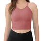 🌸Women's Crop 3-Pack Washed Seamless Rib-Knit Camisole Crop Tank Tops