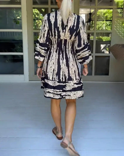 🔥HOT SALE 49% OFF🔥V Neck Three Quarter Sleeve Dress