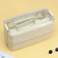 🍱🍱3 Layer Wheat Straw Bento Boxes