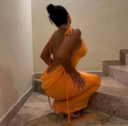 🌸Backless Maxi Dress✨Buy 2 Automatic 10% Off & Free Shipping🔥
