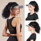 Women's Ponytail Wig Baseball Cap - Long Wavy