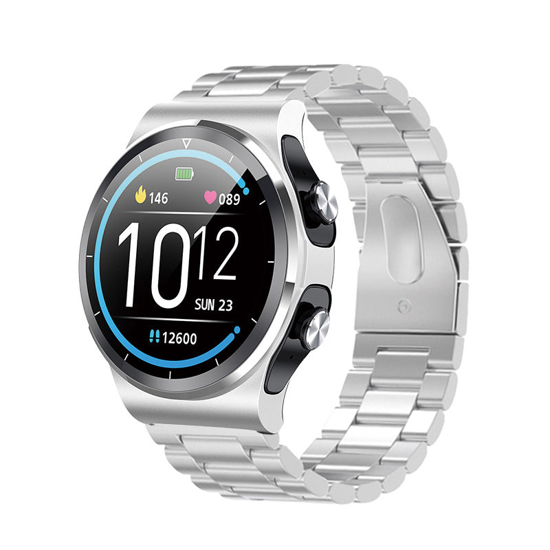 Smartwatch with Wireless Earphones(Works with iPhone & Android)
