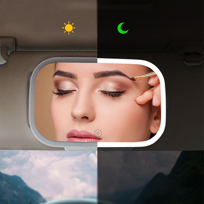 Pousbo® Sunvisor makeup LED light mirror