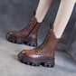 Great Gift! Women’s New Fashion Side-zip Thick Sole Boots